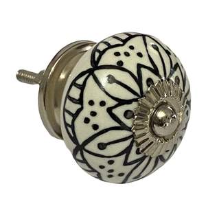 Poignées de porte en céramique artisanales, décoratives et durables, pour armoires et tiroirs - Product Image 2