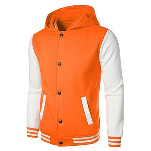 Chaqueta Universitaria Personalizada para Hombre 2026, Estilo Urbano con Doble Bolsillo, Chaqueta Universitaria de Béisbol con Letras - Product Image 2