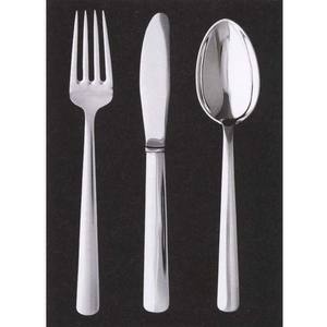 Long manche fin en acier inoxydable argenté, ustensiles incroyables en acier inoxydable couteau fourchette cuillère ensemble de couverts - Product Image 5