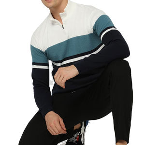 2025 dernière conception hommes demi-fermeture éclair sweats à manches longues meilleur plaine confortable nouveauté demi-fermeture éclair sweats du Pakistan - Product Image 1