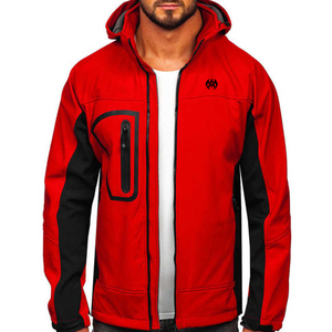Chaqueta Parka acolchada de lona cómoda para hombre, hecha a medida, impermeable, transpirable, con capucha, para exteriores, venta al por mayor - Product Image 1