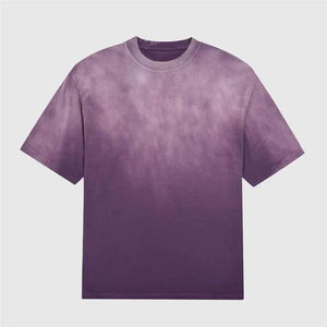 Nouveauté T-shirt décontracté pour hommes, meilleure vente, design de mode, effet délavé à l'acide, couleurs mélangées, prix d'usine 100% coton bon marché - Product Image 4