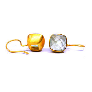 Juego de aretes para mujer, Plata de Ley 925 hecha a mano, para uso diario - Product Image 4