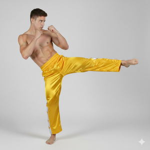 Martial Arts Karate <b>Trousers</b> Kickboxing Pants Adult Mens <b>Ladies</b> High Quality Fully Customized Fighting Sportswear - Product Image 5