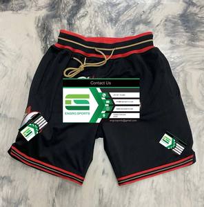 Shorts de basket en velours côtelé 100% polyester, style vintage uni, évacuation de l'humidité, couture de conception articulée, personnalisable, haute qualité - Product Image 5