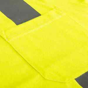 Camisetas de seguridad baratas de media manga 2025, camisetas de seguridad reflectantes de alta visibilidad, camiseta de trabajo con logotipo personalizado para hombre - Product Image 3