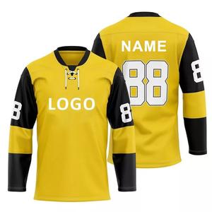 Nouveautés GAF, maillots de hockey sur glace vintage brodés personnalisés bon marché pour hommes adultes, uniformes pour toutes les équipes américaines - Product Image 6