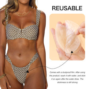 स्टॉक 4 जोड़े में एंटी इंसर्ट ऊंट पैर की अंगुली पुनः प्रयोज्य अदृश्य चिपकने वाला सिलिकॉन पैड महिलाओं के लिए ऊंट पैर की अंगुली को कवर करते हैं - Product Image 3