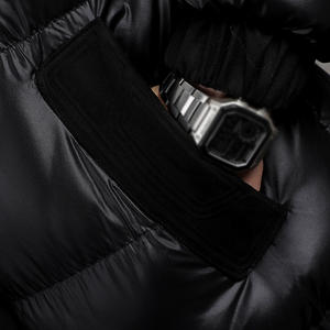 Top Trending Black Winter <b>Jacket</b> for Men Super Size Nylon Bomber <b>Jacket</b> Cold Resistance Canvas Clothing Low MOQ Plus Size Mens - Product Image 6