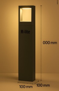 ไฟสนามกลางแจ้ง LED สำหรับตกแต่งทางเดินในสวนขนาด1000มม. - Product Image 5