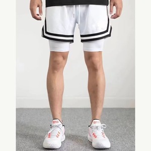 Pantalones cortos de baloncesto, pantalones cortos atléticos de 5 pulgadas, pantalones cortos de estilo americano, pantalones deportivos transpirables para Fitness, correr, ropa informal - Product Image 2