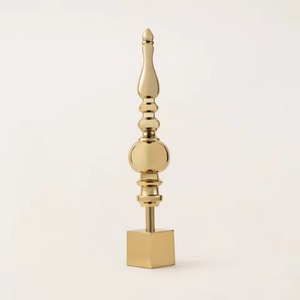 Figurine de gymnastique en métal élégante, objet de table sculptural, accent unique, intérieurs modernes, espaces de bureau, décoration inspirée du fitness - Product Image 4