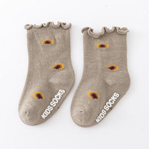 ถุงเท้ากีฬาผ้าฝ้ายลายการ์ตูนดอกไม้น่ารักระบายอากาศได้ดีสำหรับเด็กวัยหัดเดินเด็กผู้ชายเด็กผู้หญิงใส่ได้ทุกวันโลโก้ตามสั่ง - Product Image 5