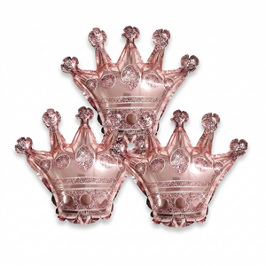 Globo de Papel de Aluminio con Forma de Corona Dorada de 98 cm para Decoración de Fiestas de Cumpleaños Reyes España - Product Image 4