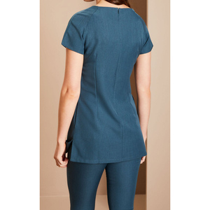 Uniforme de Salón de Belleza y Spa, Transpirable, Impermeable, de Poliéster, Estilo Envolvente, Ropa de Trabajo para Mujer - Product Image 2