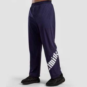 Pantalones Deportivos Azul Marino Talla XL, Cintura Alta, Felpa Francesa, Cremalleras Laterales, Rayas Tejidas, Diseño Colorido, Lavado con Spandex, para Invierno - Product Image 1