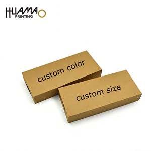 Caja de Papel Kraft Ecológica Huamao con Fondo Automático, Caja de Empaque Personalizada Impresa para Palitos de Café, Palitos de Jugo en Polvo, Barras de Proteína - Product Image 3