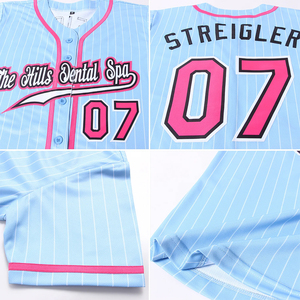 Vêtements d'entraînement Maillot de baseball Fermeture à boutons Maillot de sport anti-transpiration d'été avec design imprimé par sublimation - Product Image 2