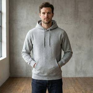 Sweat à capuche technique style hiver OEM, col montant, polaire, veste tactique, multi-poches, thermique, respirant, 100% coton, trekking - Product Image 3