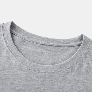 T-shirt à demi-manches en jersey de coton uni pour adultes sérigraphie à usage décontracté et promotionnel en vrac - Product Image 3