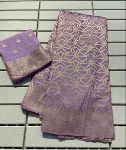 Seda pura Khadi rico Zari tejido pallu Saree mayoristas en Bhavnagar - Product Image 3