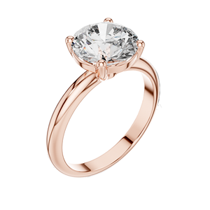 Bague en diamant de laboratoire rond brillant de 2,5 carats pour femmes, diamant VVS-VS EF CVD, or 18 carats, 14 carats, 10 carats et argent 925 - Product Image 4