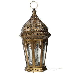 Lanternes et bocaux à bougies en verre décoratifs pour la maison Décoration de jardin extérieure Lanterne faite à la main avec poignée - Product Image 5