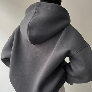 Sudaderas con capucha de mujer de gran tamaño de lana de manga larga cómodas sudaderas básicas informales 2025 trajes de otoño suéter - Product Image 5