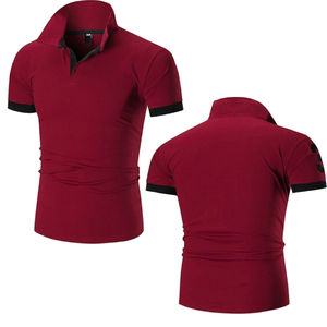 Polos de algodón al por mayor para hombre con impresión personalizada bordada camiseta Polo de manga corta proveedor OEM - Product Image 2