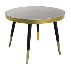 SFBT022-4 Chn CONE Bn <b>Sofa</b> with Tempered Glass Top <b>Black</b> Color - Product Image 1