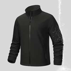 Veste Softshell Abordable en Gros, Veste Tactique pour Hommes, Coupe-Vent, Logo Personnalisé - Product Image 2