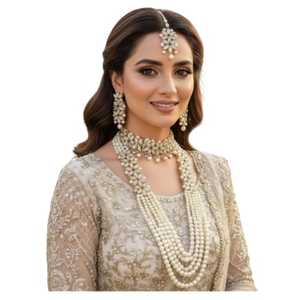 100% conjuntos de joyería de moda de boda y compromiso de circón de alta calidad chapado en oro de 18 quilates pendientes de collar de estilo modesto para mujer - Product Image 1