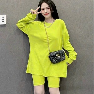 Emballage personnalisé pour femmes ensemble solide de 2 pièces naturel ODM lavable tricot haut décontracté prix usine coupe ajustée Vietnam - Product Image 6