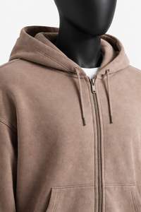 Conjunto Deportivo Personalizado para Hombre en Felpa – Sudadera con Cremallera y Pantalones Jogger, Mezcla de Algodón y Poliéster, OEM ODM, Traje Deportivo Informal para Gimnasio y Entrenamiento - Product Image 4