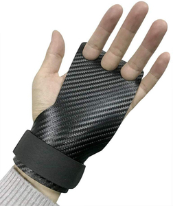 Empuñaduras de cuero para levantamiento de pesas, Protector de Palma, Calleras, Crossfit, gimnasio, agarre de gimnasia, transpirable, ligero, Unisex - Product Image 2