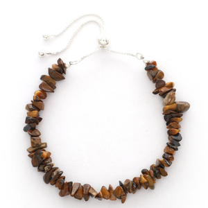 925 <b>Sterling</b> <b>Silver</b> Fine Bangle Tiger Eye Rough Cut Bolo Bracelet with Soft Flex <b>Wire</b> Setting Gift for Women in Gift Box - Product Image 4