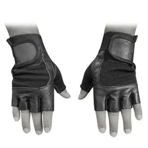 Guantes de gimnasio transpirables antideslizantes de medio dedo MOQ bajo Guantes de fitness de entrenamiento personalizables para levantamiento de pesas - Product Image 3