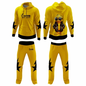 Fabricante de Impresión en Color Neón Vintage Personalizado, Pantalones Deportivos y Sudadera de Forro Polar de 440 g/m² para Hombre, Venta al por Mayor - Product Image 1