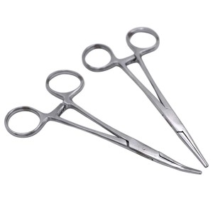Forceps médicaux Halstead de haute qualité, 5,5 pouces, revêtement en titane, forceps manuel pour moustiques, forceps en acier à verrouillage - Product Image 2