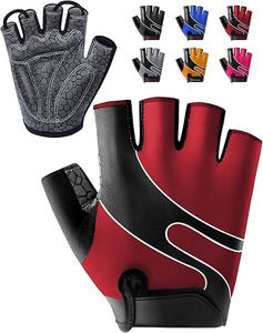 Personnalisé respirant noir tissu extensible à quatre voies dos maille à carreaux vélo VTT moto autres gants de sport - Product Image 6