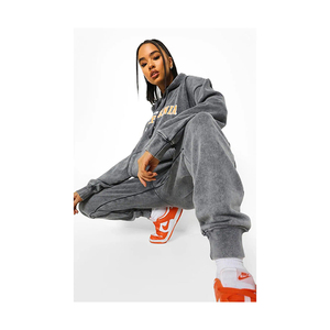 Chándal deportivo de 2 piezas unisex personalizado al por mayor, chándal unisex ajustado para invierno, ropa deportiva Lisa para hombre - Product Image 4