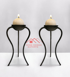 2025 couleur et taille personnalisées pour la maison hôtel et décor de noël meilleur vendeur bougeoir en acier durable - Product Image 1