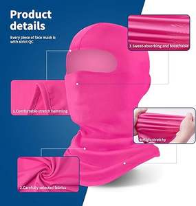 Pasamontañas de Esquí Personalizado al por Mayor de Alta Calidad, Gorro de Invierno Unisex, Tejido Cálido 100% Algodón, Transpirable, Impermeable, con Transferencia de Calor - Product Image 2