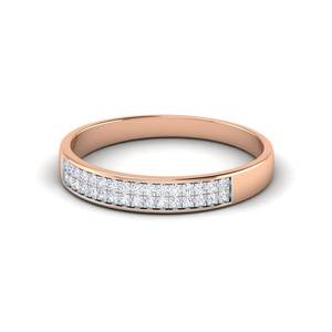 Luxe 2 rangées laboratoire cultivé bague en diamant 925 en argent Sterling à la mode bijoux de mode pour hommes femmes passe diamant testeur IGI fête - Product Image 3