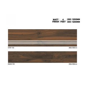 Azulejos elevadores de porcelana antideslizantes con acabado mate de 4 pies de marca Vistaar, 300x1200mm, calidad de exportación - Product Image 6