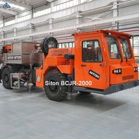 Véhicule de chargement d'émulsion souterrain BCJR-2000 pour projets miniers, adapté aux profils de tunnels, de petits à grands tunnels