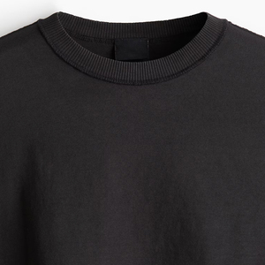 T-shirt personnalisé vierge du fabricant, 300 GSM, poids lourd, couleur personnalisée, T-shirt surdimensionné, T-shirt court pour homme - Product Image 6