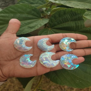 Croissant opale ange Aura revêtement fait à la main chasse silex pointe de flèche cristal lune forme meilleure qualité pointes de flèche sur le thème de l'amour - Product Image 4