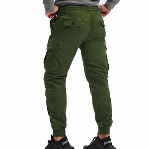 Pantalons cargo en gros pour hommes, pantalons et pantalons de travail pour hommes avec poches latérales, pantalons cargo tendance avec votre propre logo - Product Image 5
