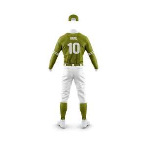 Vente en gros Unisexe 100% Polyester Rayé Baseball Jersey Uniforme Logo Personnalisé Imprimé Sportswear Chemises Ensembles Plus La Taille Option - Product Image 5